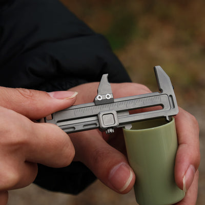 Multifunctional Titanium Mini-Caliper EDC Tool