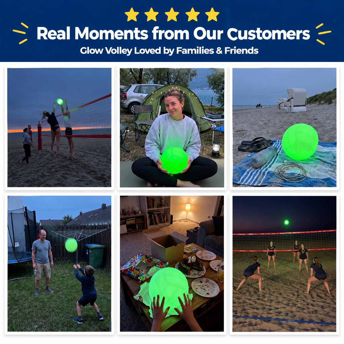 Glow-in-the-Dark Volleyball