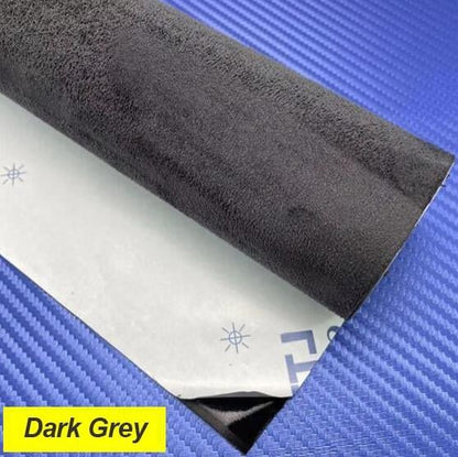 Microfiber Suede Fabric self Adhesive car Wrapping Film Imitation Leather