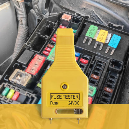 DC 24V Automotive Blade Fuses Tester and Puller Check for Circuit Breakers for Car ATR ATO/ATC ATM Reset Fuse Removal Tool Also Test for Glass Tube Fuse