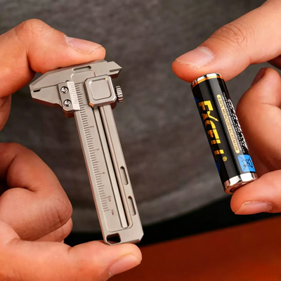 Multifunctional Titanium Mini-Caliper EDC Tool