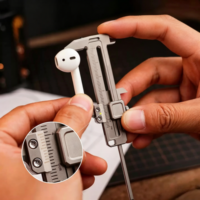 Multifunctional Titanium Mini-Caliper EDC Tool