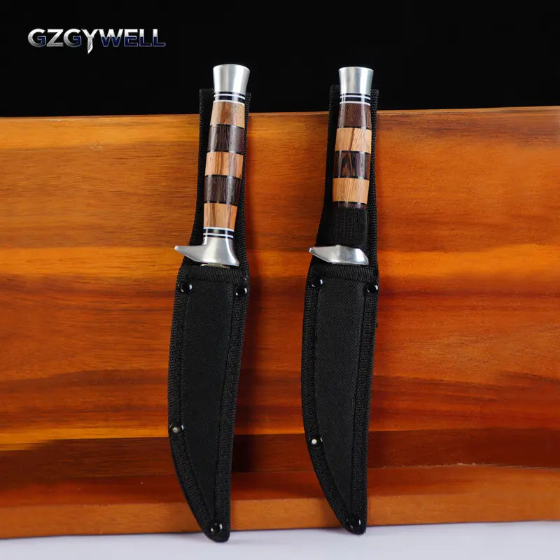Handcrafted Professional Meat Cleaving & Boning Knife With Heavy-Duty Tactical Nylon Sheath