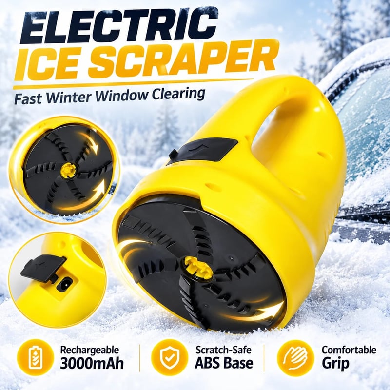 🔥 50% OFF TODAY — Cordless Electric Snow Scraper | Clear Frost & Ice in Seconds