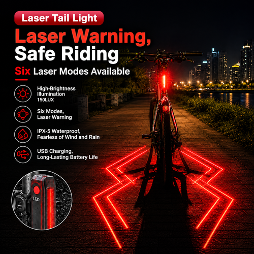 LED Laser Bicycle Taillight