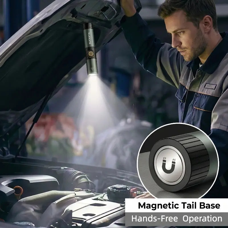 Magnetic Tail Base Flashlight