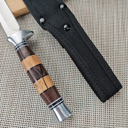 Handcrafted Professional Meat Cleaving & Boning Knife With Heavy-Duty Tactical Nylon Sheath