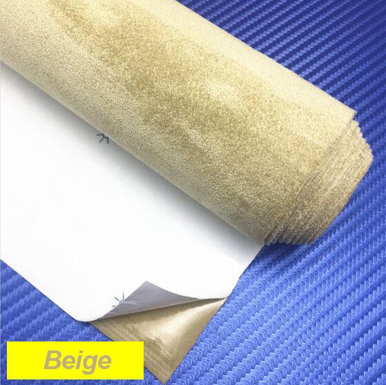 Microfiber Suede Fabric self Adhesive car Wrapping Film Imitation Leather