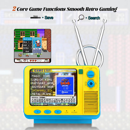Portable Vintage Mini TV Retro Game Console with 3.0 IPS Screen