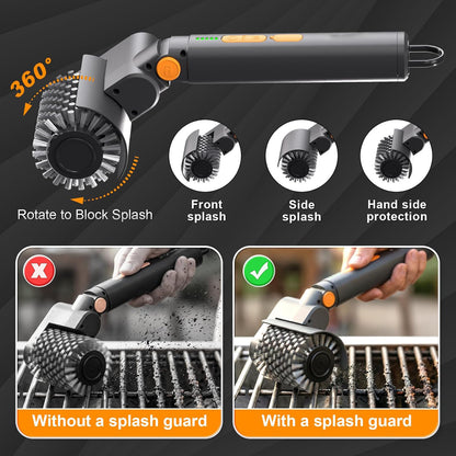 2026 Upgraded Electric Cordless Rotary BBQ Grill Cleaner