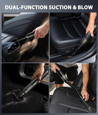 4-in-1 Mini Car Portable Cordless Handheld Vacuum Cleaner