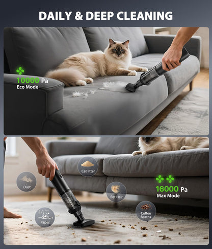 4-in-1 Mini Car Portable Cordless Handheld Vacuum Cleaner