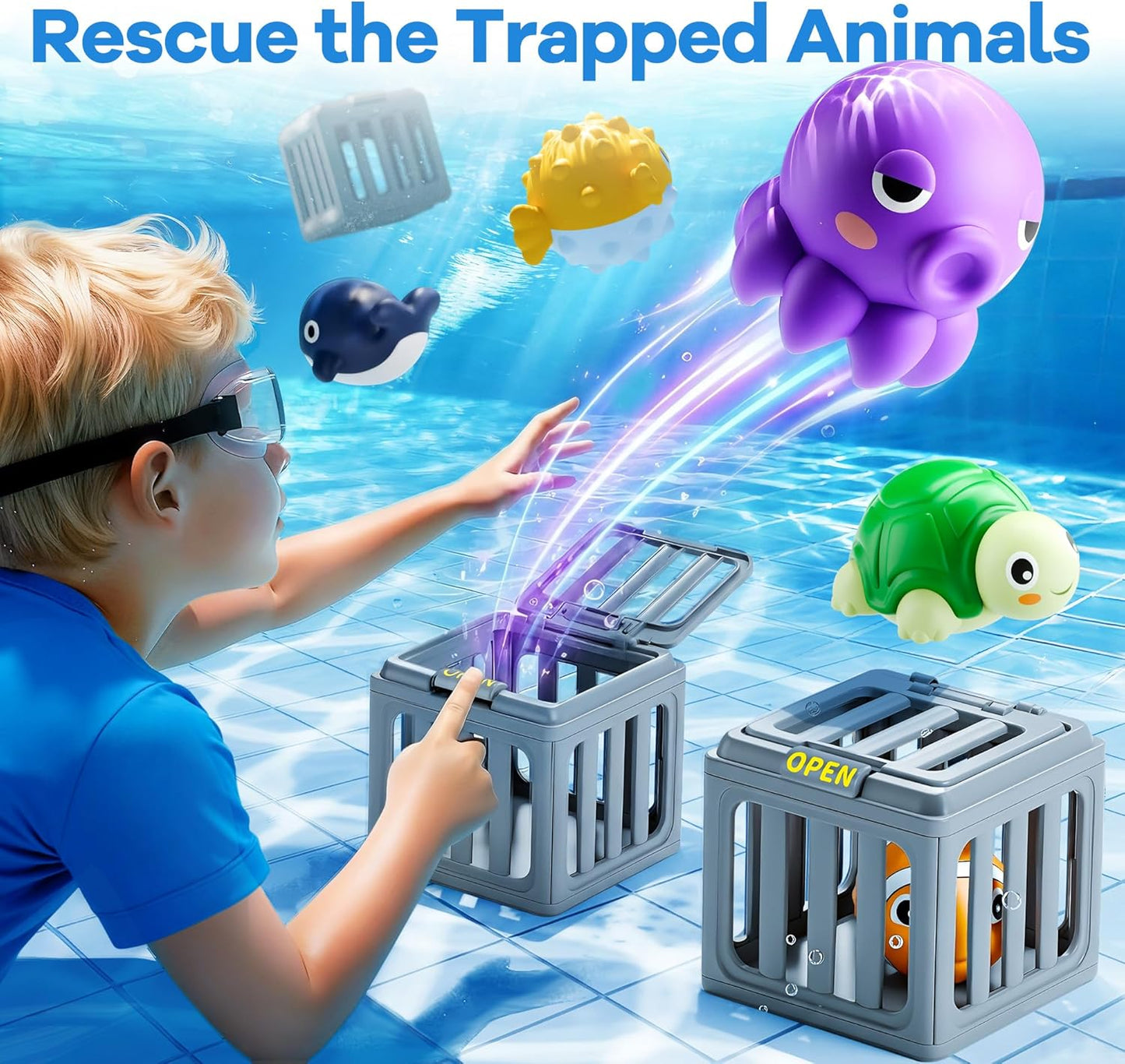2026 Newest Fun Outdoor Kids Pool Diving Toys