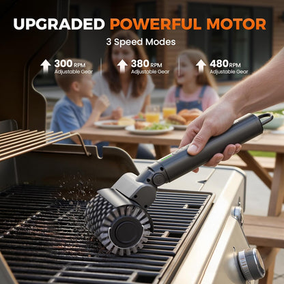 2026 Upgraded Electric Cordless Rotary BBQ Grill Cleaner