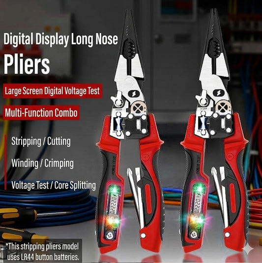 9-in-1 Multi-Functional Digital Electrician's Pliers