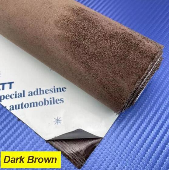 Microfiber Suede Fabric self Adhesive car Wrapping Film Imitation Leather