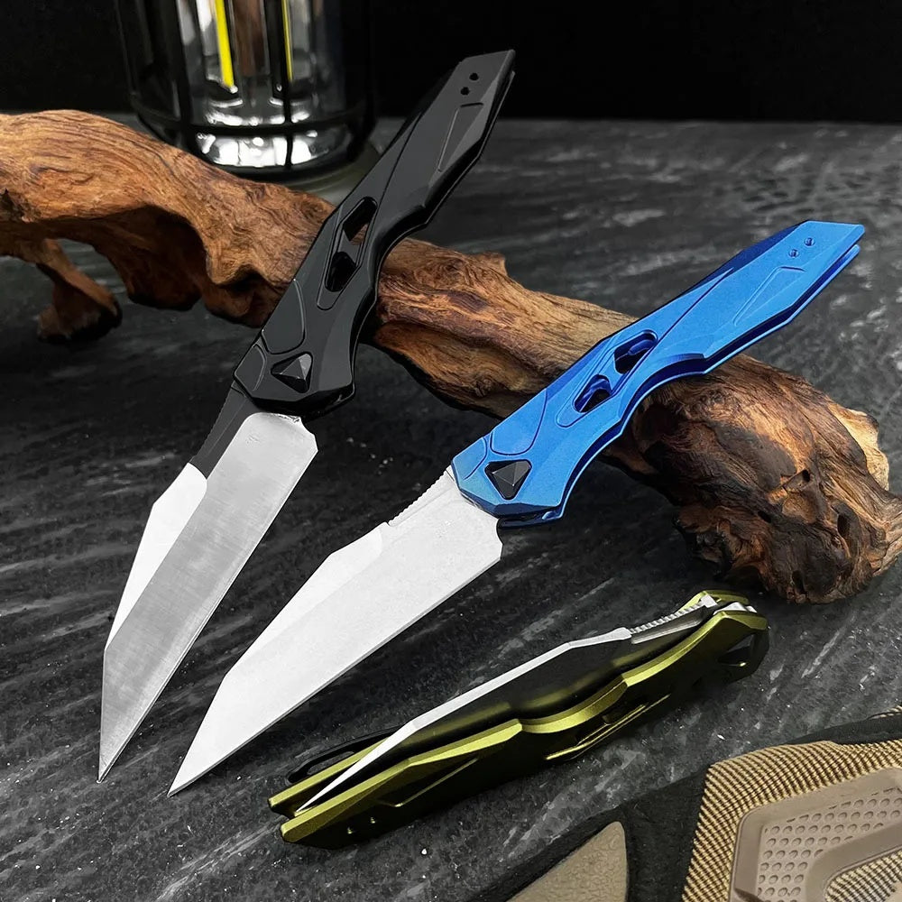 Folding Pocket Knives - CPM154 Stone-Washed Blades, G10 Handles