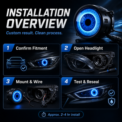 Demon Eye LED Car Ambient Light