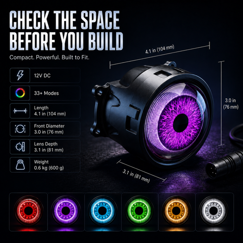 Demon Eye LED Car Ambient Light