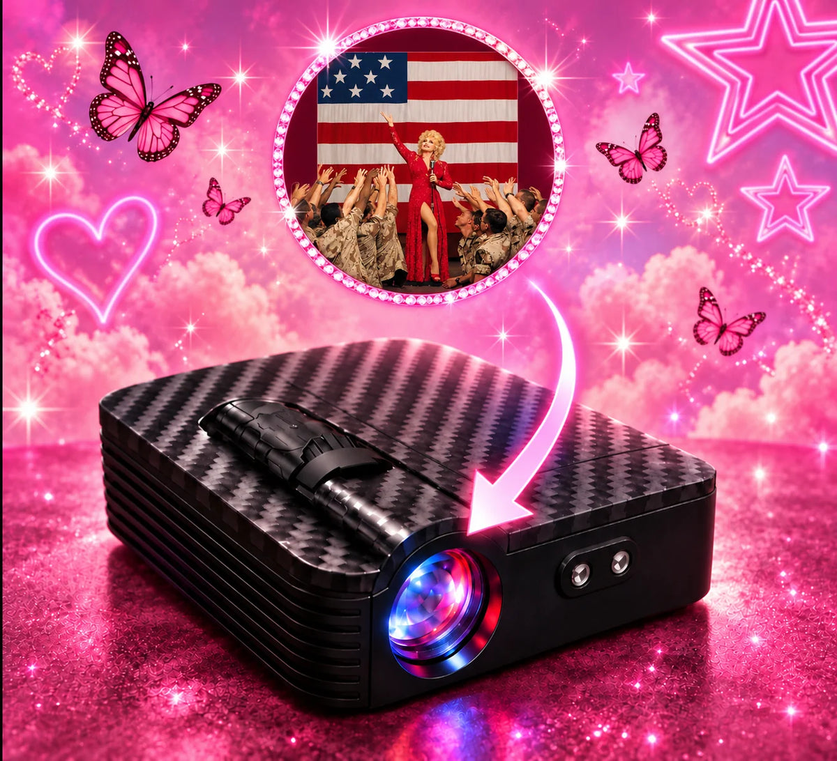 Dolly Car Door Welcome Projection Light