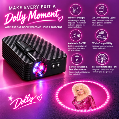 Dolly Car Door Welcome Projection Light