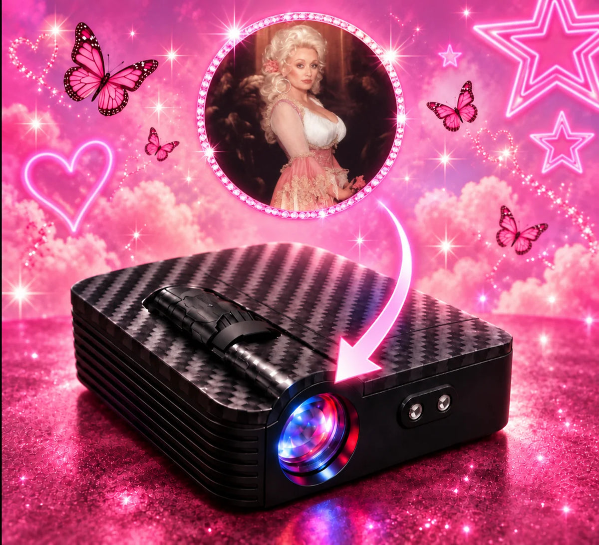 Dolly Car Door Welcome Projection Light