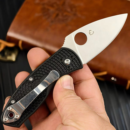 Portable Folding Pocket Knife with Fiberglass-Reinforced Handle