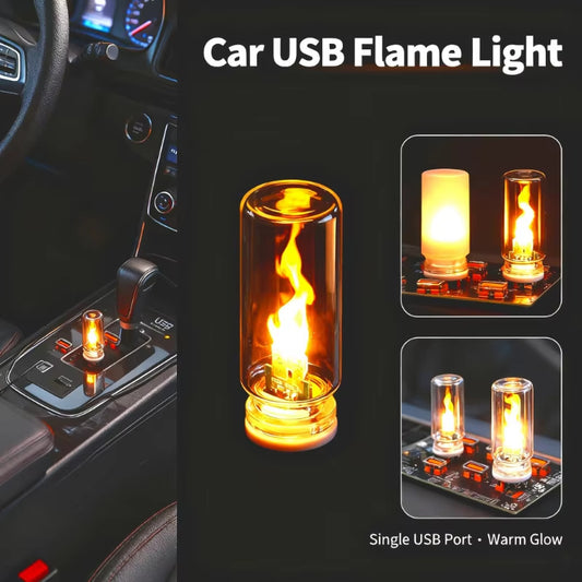 🔥 Portable USB Dynamic Flame Ambient Light