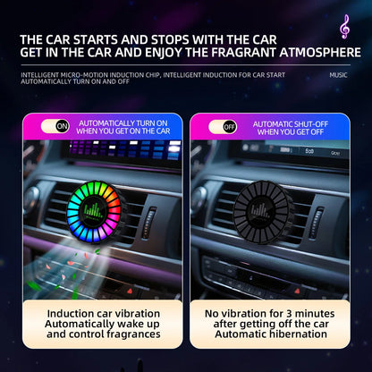 Car Sound Pickup Ambient Light Aroma Diffuser
