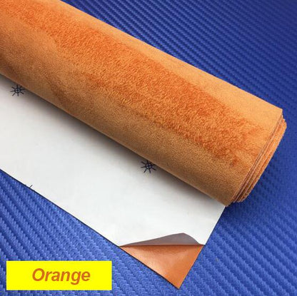 Microfiber Suede Fabric self Adhesive car Wrapping Film Imitation Leather