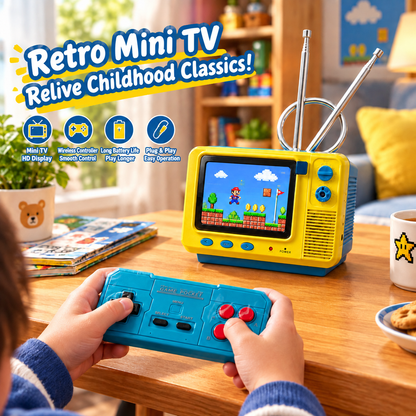 Portable Vintage Mini TV Retro Game Console with 3.0 IPS Screen
