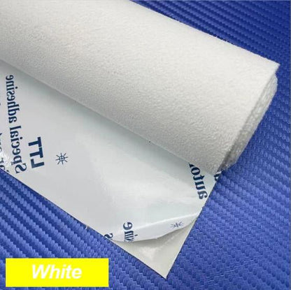 Microfiber Suede Fabric self Adhesive car Wrapping Film Imitation Leather