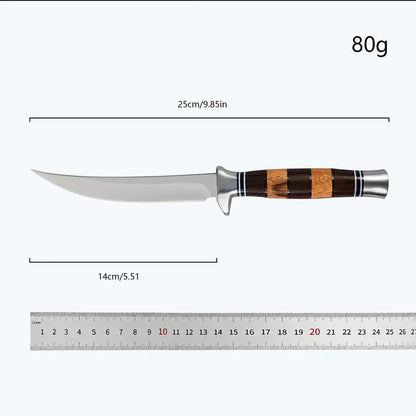 Handcrafted Professional Meat Cleaving & Boning Knife With Heavy-Duty Tactical Nylon Sheath