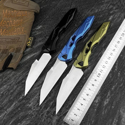 Folding Pocket Knives - CPM154 Stone-Washed Blades, G10 Handles