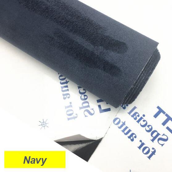Microfiber Suede Fabric self Adhesive car Wrapping Film Imitation Leather