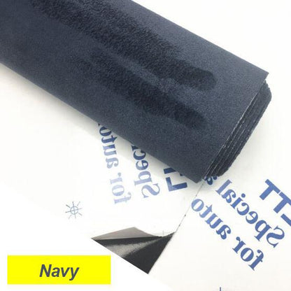 Microfiber Suede Fabric self Adhesive car Wrapping Film Imitation Leather