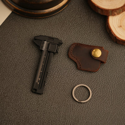 Multifunctional Titanium Mini-Caliper EDC Tool