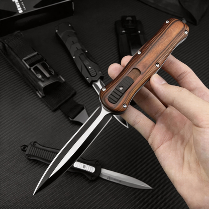 The Ultimate OTF Automatic Dagger with Clip & Glass Breaker