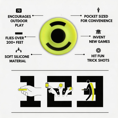 Mini Pocket Frisbees 6-Piece Pack